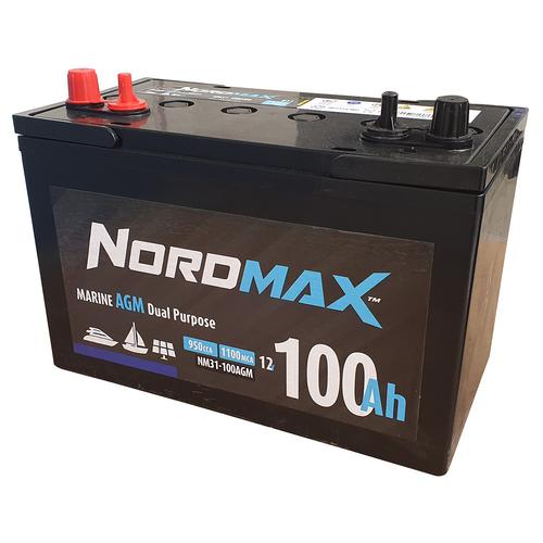 BATTERI NORDMAX AGM DP 100AH